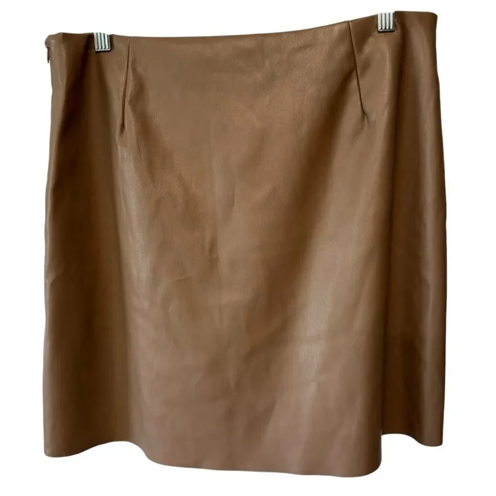 Revolve Noisy May Vegan Leather Clara Penny Mini Skirt